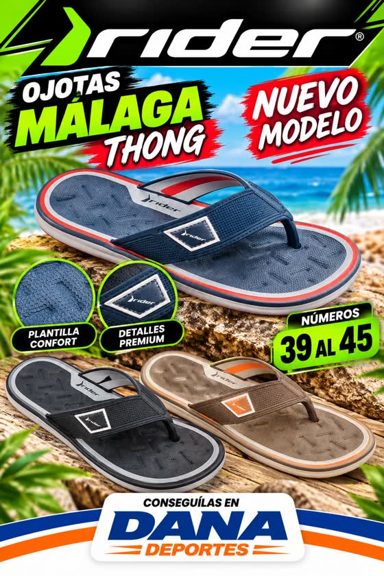 Rider Ojotas Málaga Thong